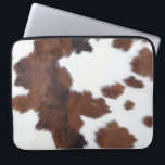 cow hide brown white  laptop sleeve<br><div class="desc">cow hide brown white A lovely cowhide for a person who loves cows. Whether you're looking for a gift for someone or just want to show off your love for cows, we have the perfect thing for you. With our customisable products, you can make your own design or choose from...</div>