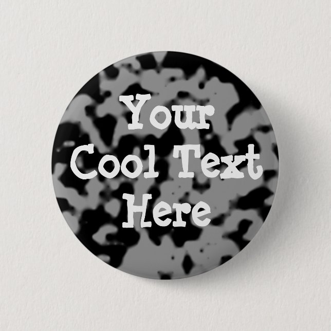 Cow Hide - Template 6 Cm Round Badge (Front)