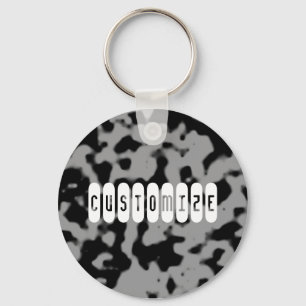 Cow Hide - Template Key Ring