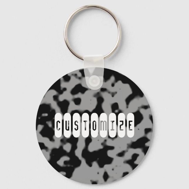 Cow Hide - Template Key Ring (Front)