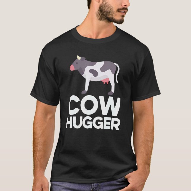 Cow Hugger Cow T-Shirt (Front)
