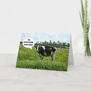 Cow Humour Card