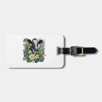 Cow in Floral Jungle Png, Tropical Cow
