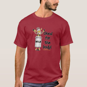 Cow in Milk Can T-Shirt