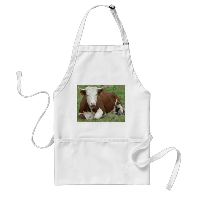 Cow in the Grass Apron (Front)