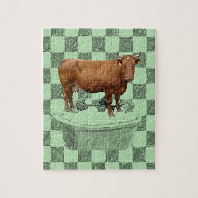 Cow Jigsaw Puzzle (Vertical)