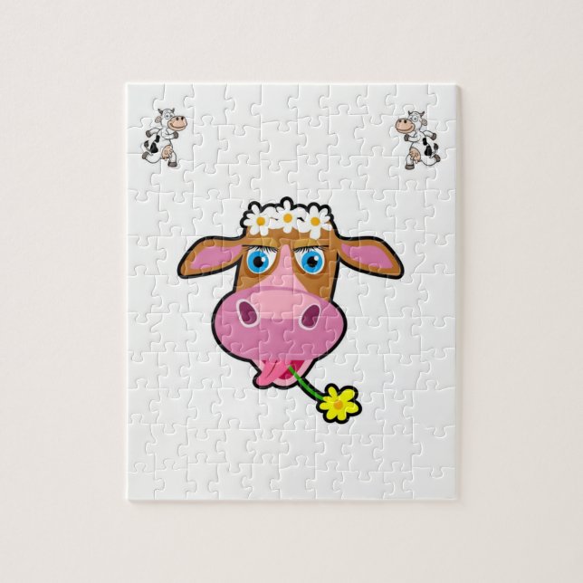 Cow Jigsaw Puzzle (Vertical)