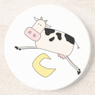 Cow Jumps Over Moon Coaster
