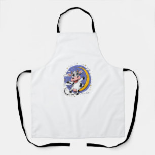 Cow jumps over the moon _1 apron