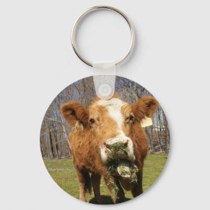 Cow Keychain