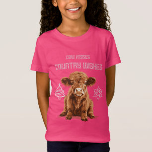 Cow kisses and country wishes T-Shirt