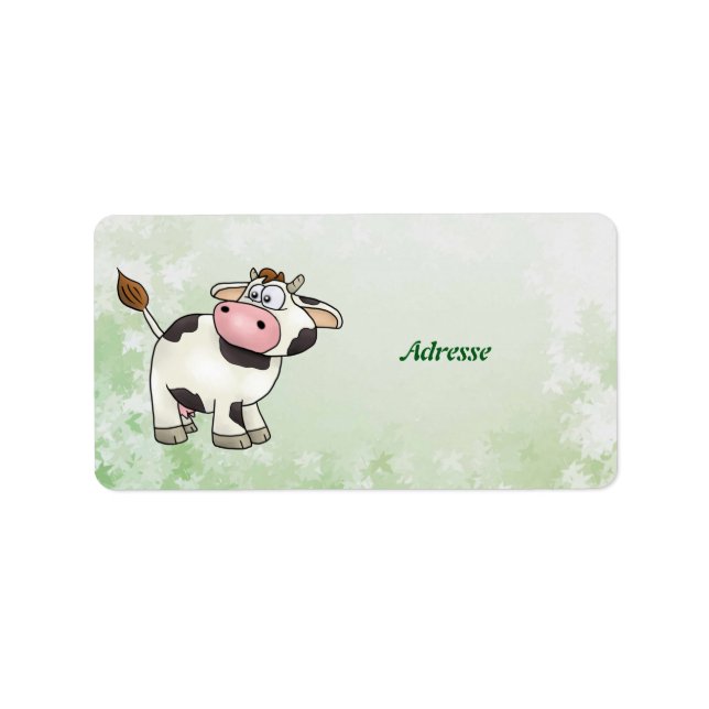 cow label (Front)