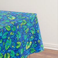 Cow Lilies, Spatterdock Summer Pond Floral Pattern