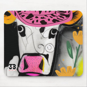 Cow Love Mouse Pad
