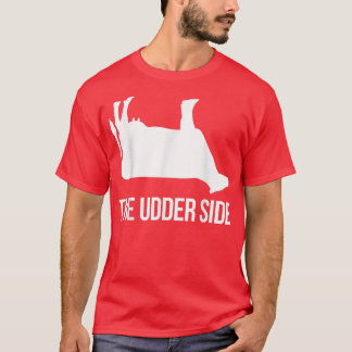 Cow Lover Cattle Farmer The Udder Side Pun Cow T-Shirt