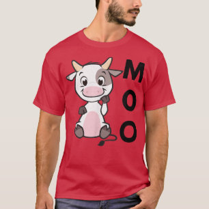 Cow Lover Country Life Farmer Animal Moo Baby Cow  T-Shirt
