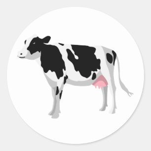 Cow Lover Cows Farmer Farm Country Girl Barn Classic Round Sticker