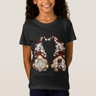 Cow Lover Design For Farmer Grandma - Cute Cow Pri T-Shirt