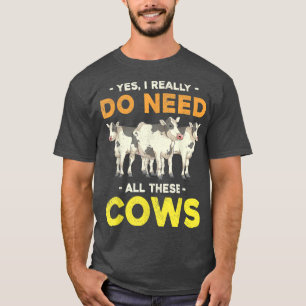 Cow Lover Farming Farm Animal Farmer Funny Cow T-S T-Shirt