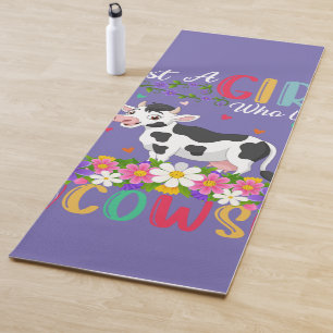 Cow Lover Just A Girl Who Loves Cows Yoga Mat