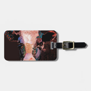 Cow Luggage Tag