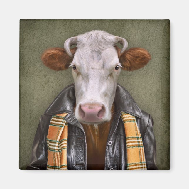 Cow Man Magnet (Front)