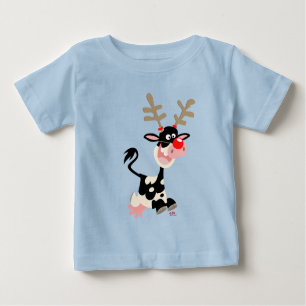 Cow Masquerading as Reindeer Baby T-shirt