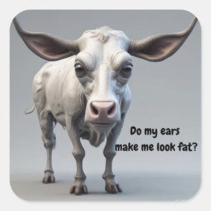 Cow Meme Sticker