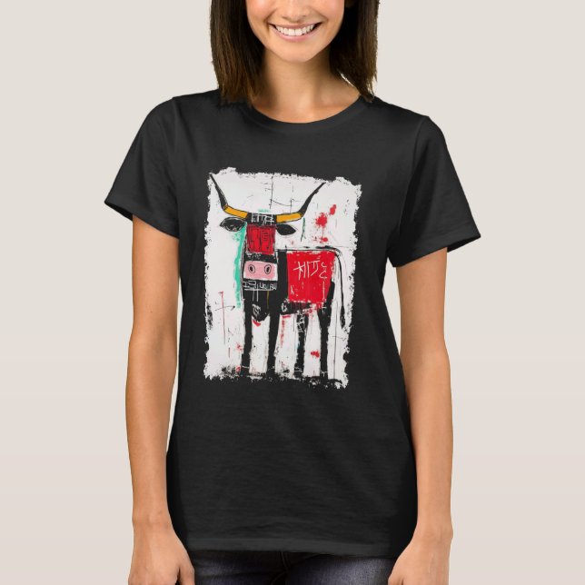 Cow Men's Graffiti T-Shirt (Front)