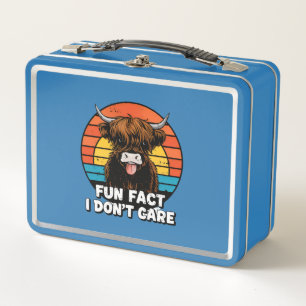Cow. Metal Lunch Box