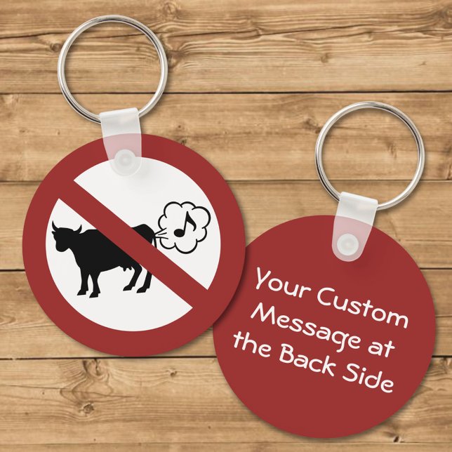 Cow Methane Icon Keychain (Creator Uploaded)