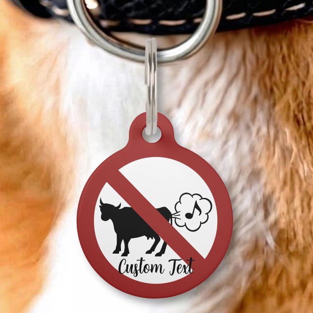 Cow Methane Icon Pet ID Tag (Creator Uploaded)