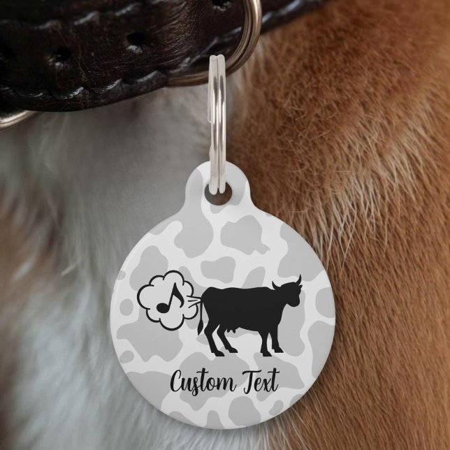 Cow Methane Icon Pet ID Tag (Creator Uploaded)