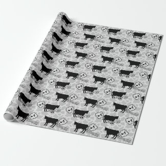 Cow Methane Icon Wrapping Paper