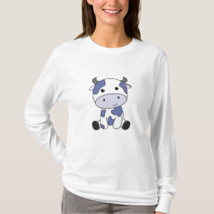 Cow Milk Kawaii Japanese Blueberry T-Shirt