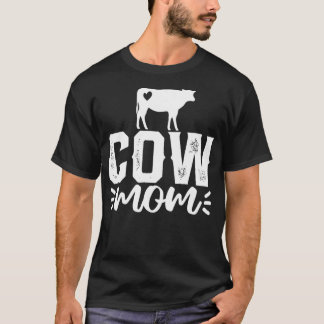 Cow Mom Mother's Day Gift  T-Shirt