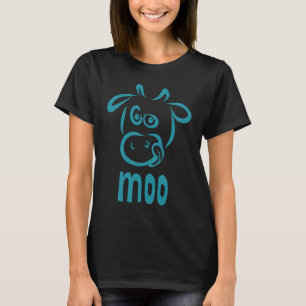 Cow Moo one of series with Sheep Baa, Duck Quack & T-Shirt