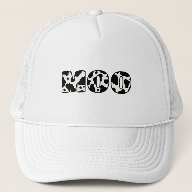 Cow Moo Trucker Hat (Front)