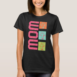 Cow Mum Mother's Day Cow  Wife Farm Animal Farmer  T-Shirt