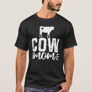 Cow Mum Mothers Day T-Shirt