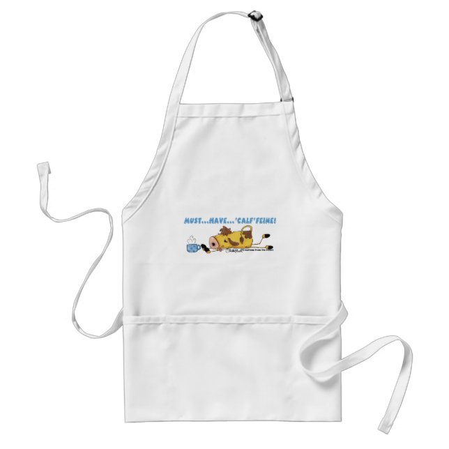 Cow on Calffeine Standard Apron (Front)