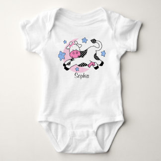 Cow Over Moon Baby Bodysuit