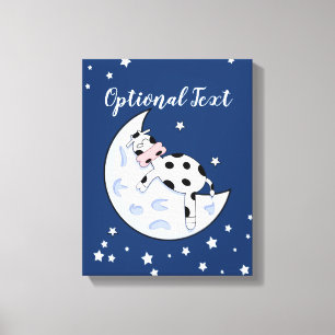 Cow Over the Moon Canvas Print