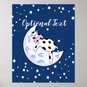 Cow Over the Moon Poster