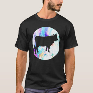 Cow Owner For Cow Cool Watercolor T-Shirt