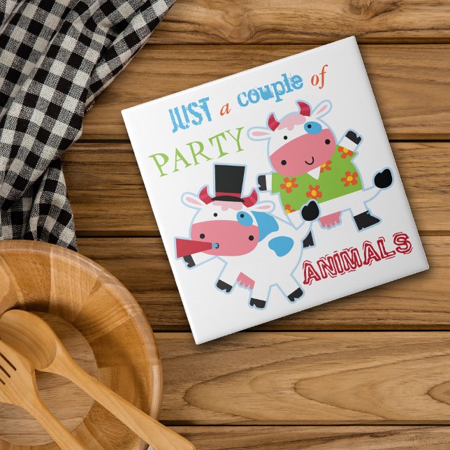 Cow Party Animals Tile (Creator Uploaded)