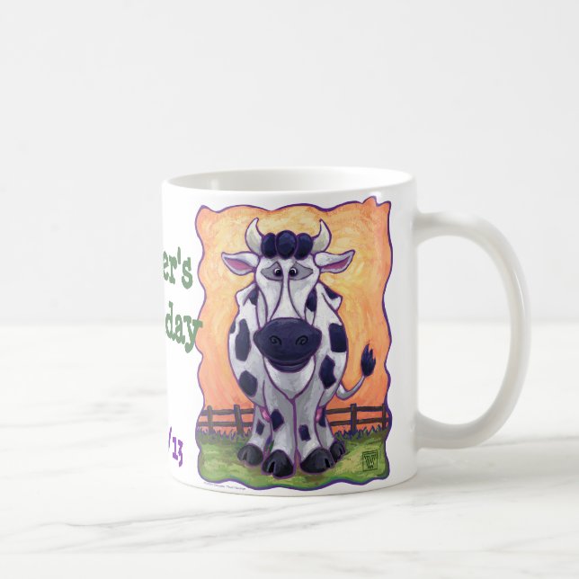 Cow Party Centre Coffee Mug (Right)