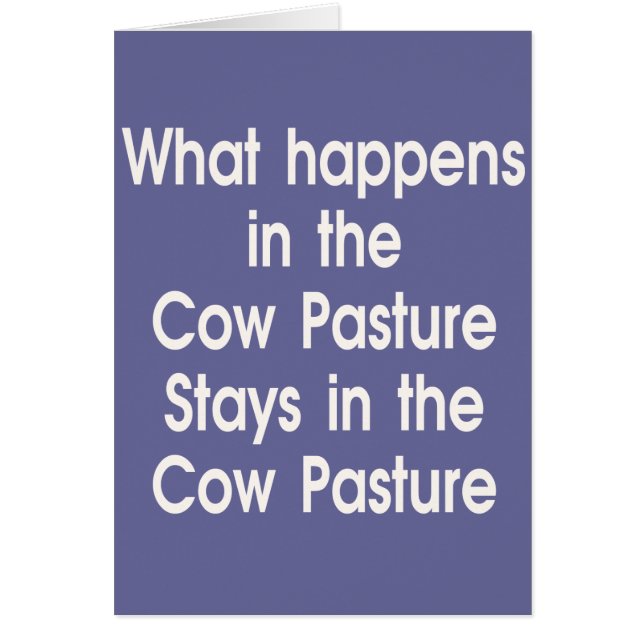 Cow Pasture (Front)