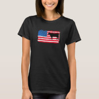 Cow Patriotic Usa Flag Farm Animal Dairy 4 July