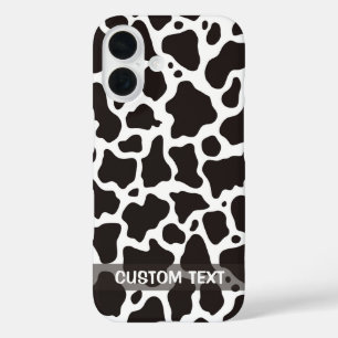 Cow pattern background iPhone 16 case